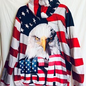 Eagle USA Flag Graphic hoodie